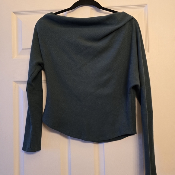 Free People We The Free Fuji Thermal, Teal - Size M Medium - Picture 7 of 11